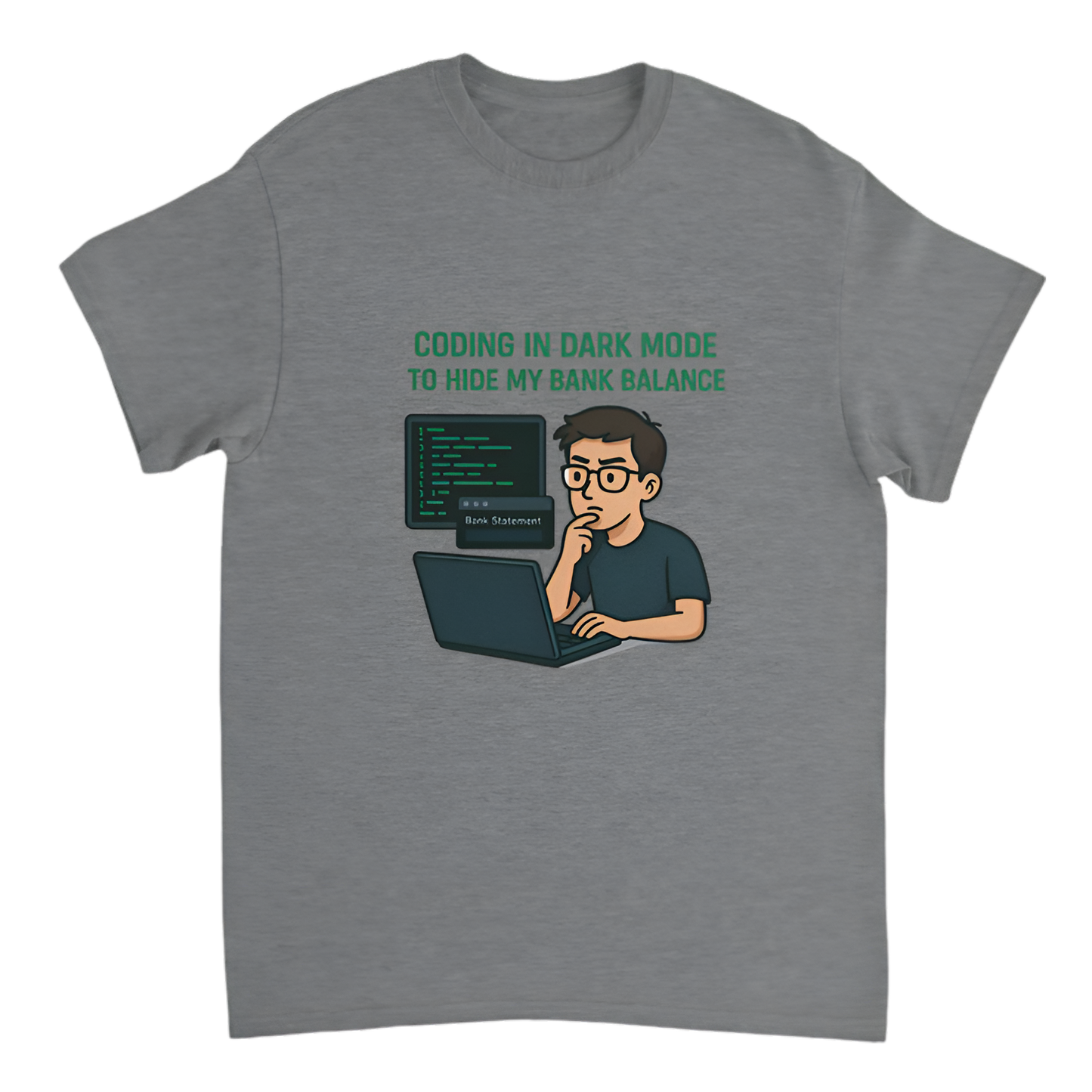 “Broke Software Dev | Coding in dark mode to hide my bank balance”