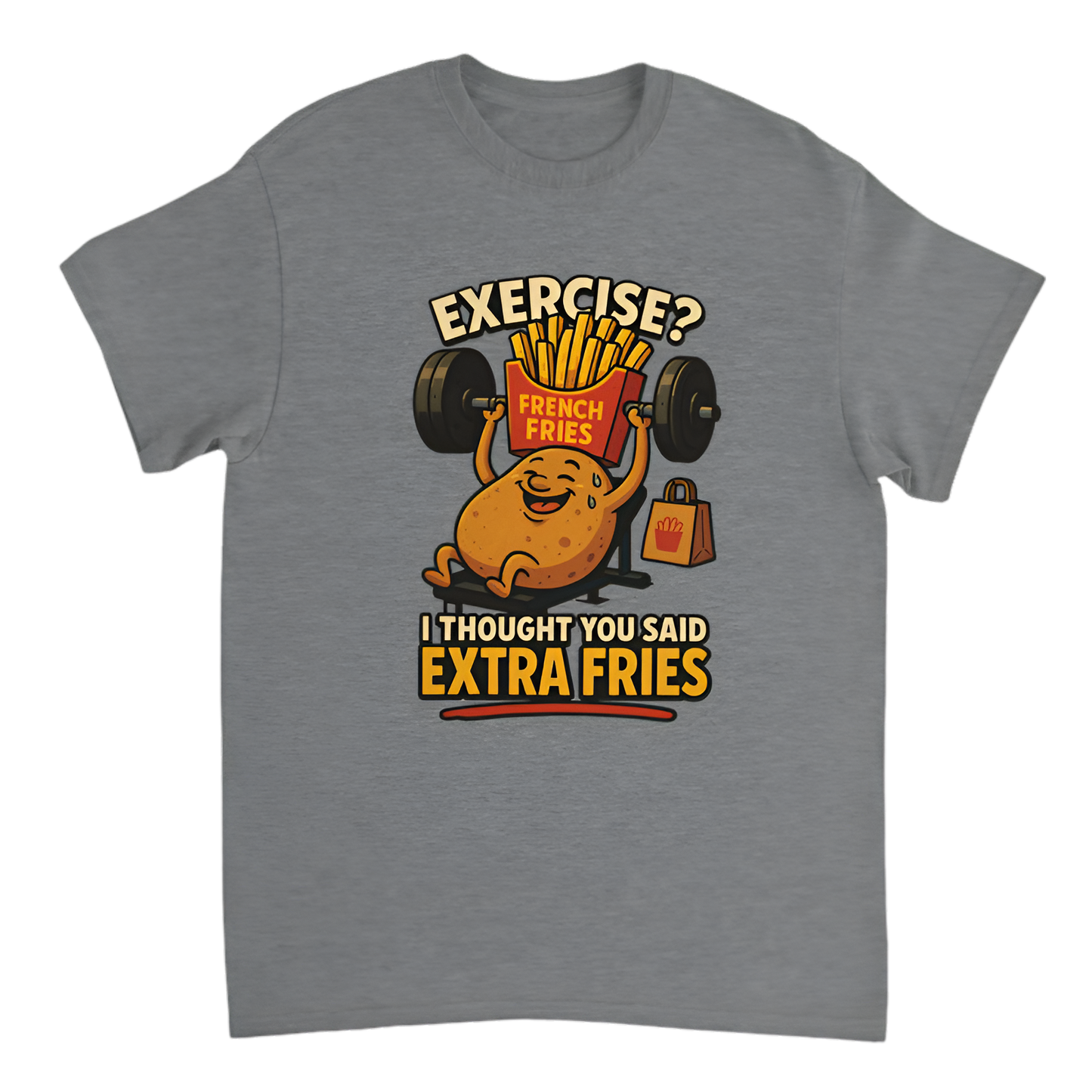“Humor | Exercise? I thought you said extra fries”