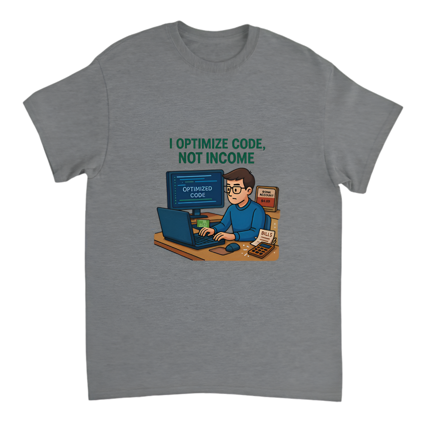 “Broke Software Dev | I optimize code, not income”