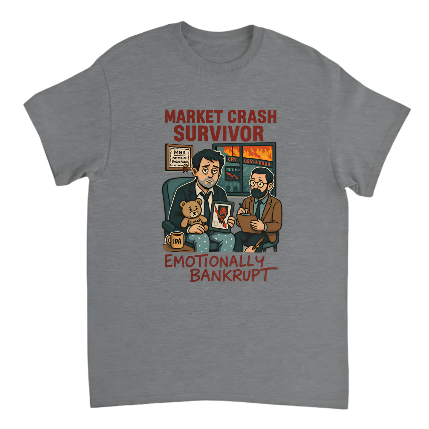 “Broke Banker | Market crash survivor. Emotionally bankrupt”