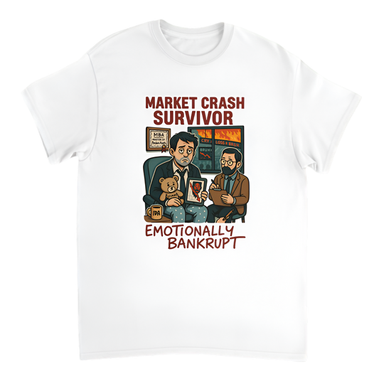 “Broke Banker | Market crash survivor. Emotionally bankrupt”