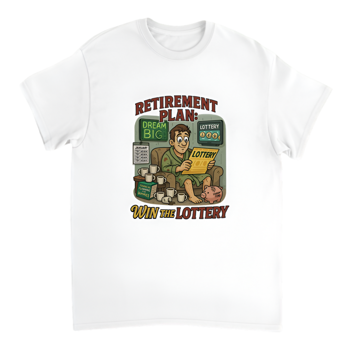 “Broke Banker | Retirement plan: Win the lottery”