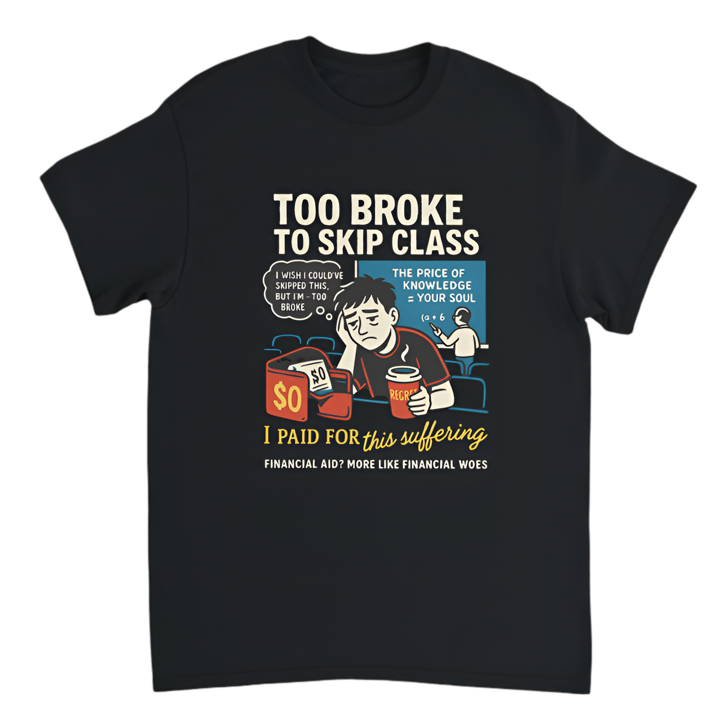Broke Uni Student | Too broke to skip class. I paid for this suffering