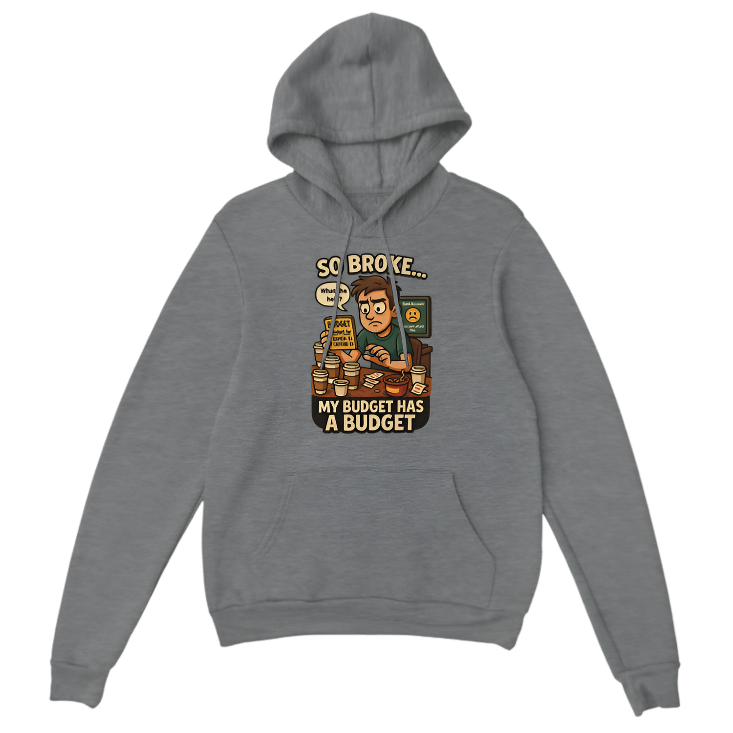 So Broke – Men’s Hoodie