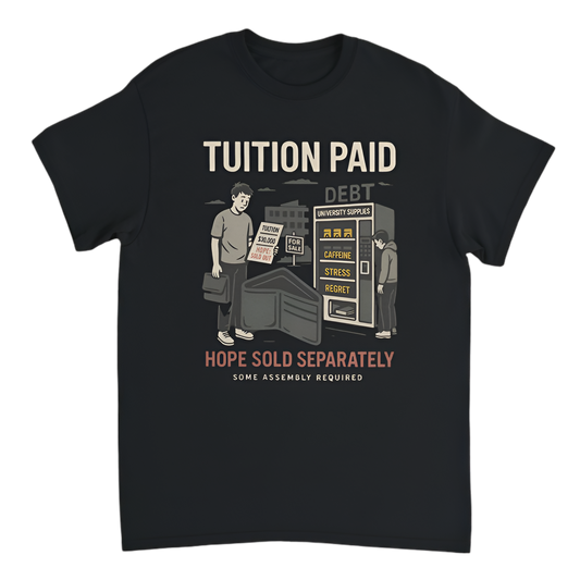 Broke Uni Student | Tuition paid. Hope sold separately